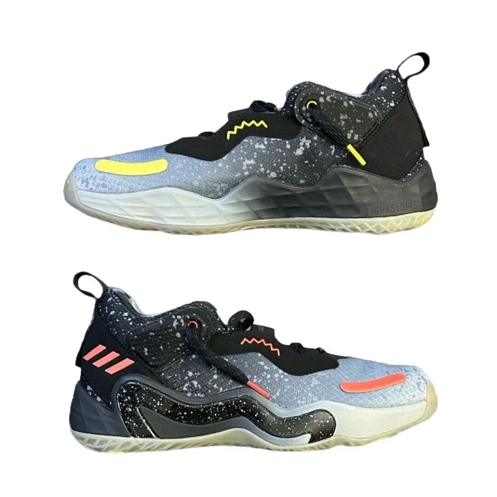 Adidas D.O.N. Issue‎ 3 GCA Xbox 360 Mitchell Black Grey Men Basketball Size 8.5
